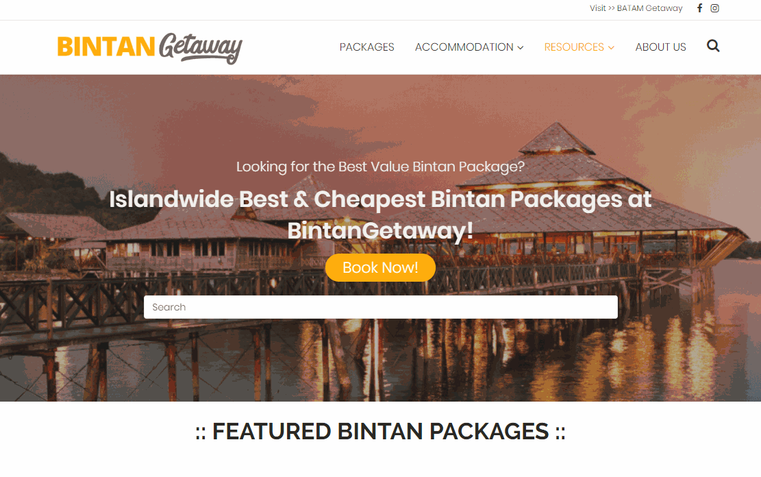 BintanGetaway.com - How to Book a Bintan Package