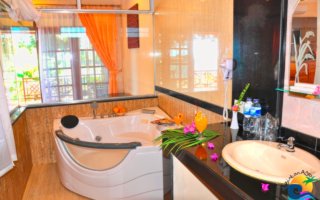 Agro Beach Resort- Jacuzzi Suite Seahorse Bathroom