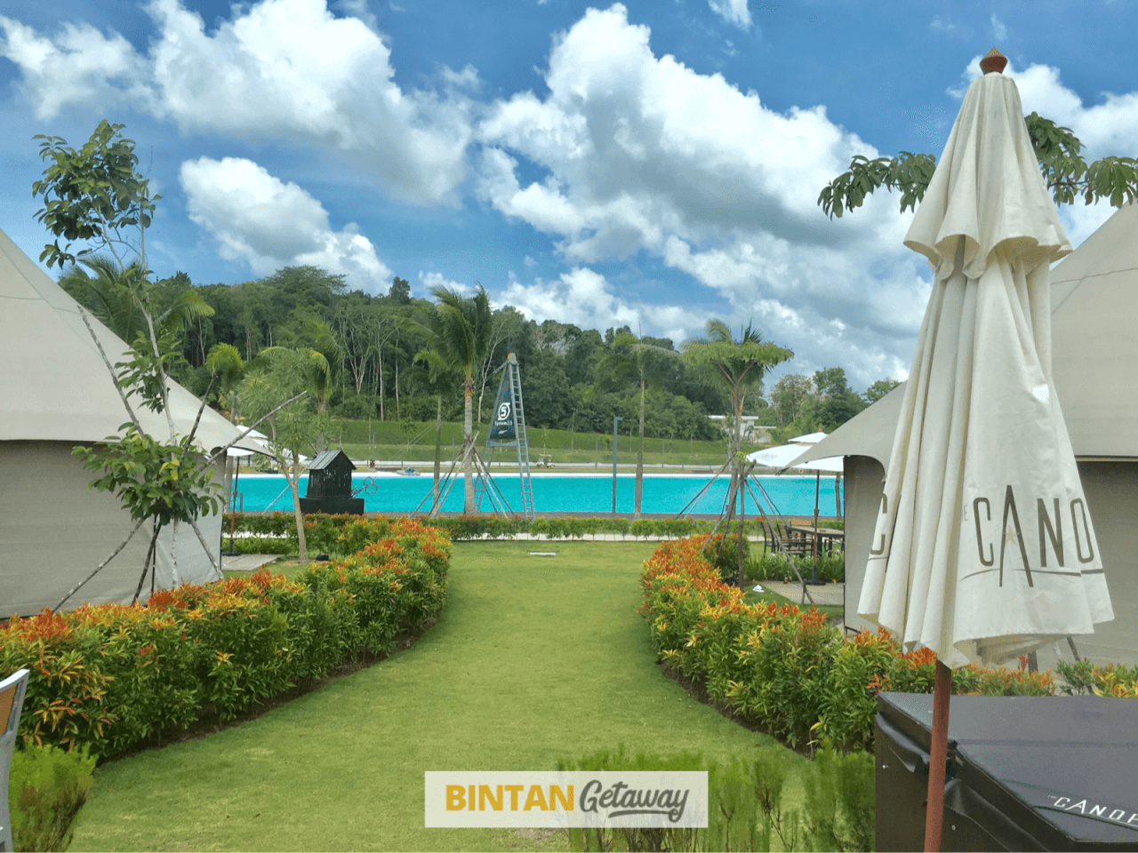 The Canopi Resort Bintan - Walk from Tent to Lagoon